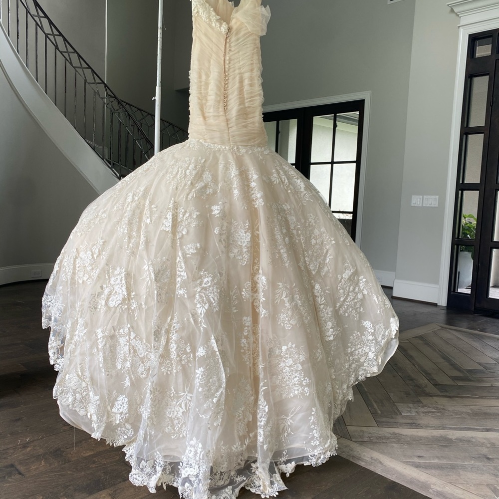 Ines Di Santo "Vichy" wedding dress - Picture 10 of 11